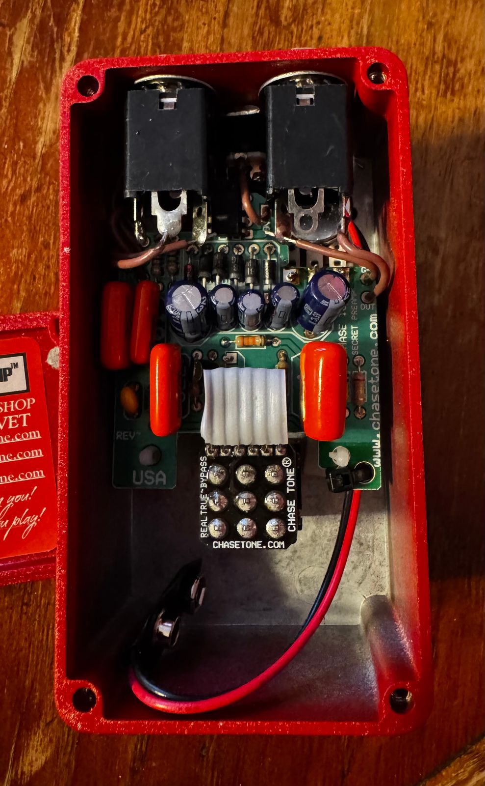 Chase Tone Secret Preamp circuit board